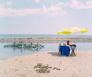 Yellow beach umbrella, Varna / Katerina Shosheva - Fields & Stations